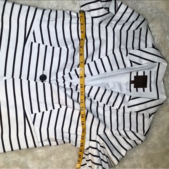 The Limited womens striped blazer size large - Picture 6 of 8
